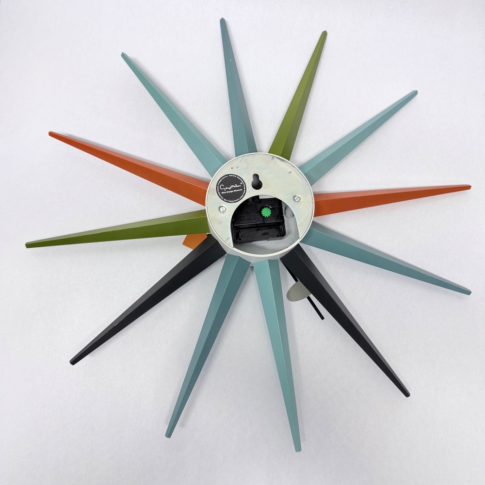 Authentic George Nelson Vitra Sunburst Clock Multi Color Mid Century Modern MCM⁠ - Picture 2 of 12